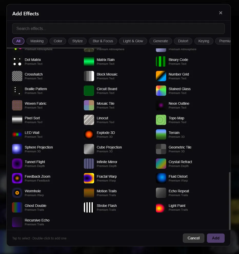 89+ Chainable Effects